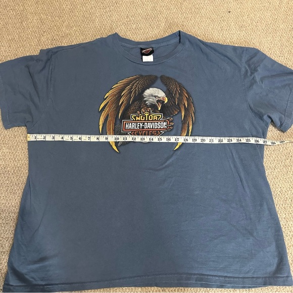 Motor Harley Davidson Cycles US 129 Dragon Tallassee Smokey Mountain Shirt 3XL - Picture 7 of 11